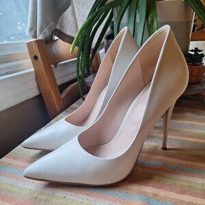 White High Heel Pumps